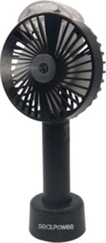 RealPower Mobile Fan Spray USB-Gadget Grau Ventilator