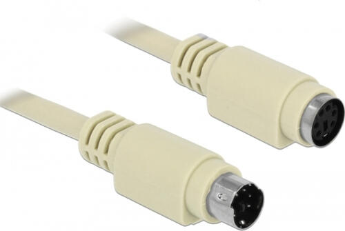 DeLOCK 85805 PS/2-Kabel 1,8 m 6-p Mini-DIN Beige