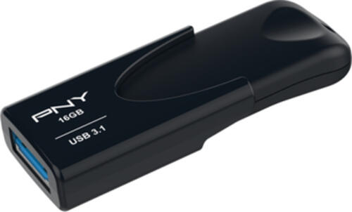 PNY Attache 4 USB-Stick 16 GB USB Typ-A 3.2 Gen 1 (3.1 Gen 1) Schwarz