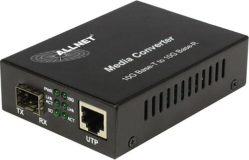 ALLNET ALL-MC109-SFP+ Netzwerk Medienkonverter 10000 Mbit/s Schwarz