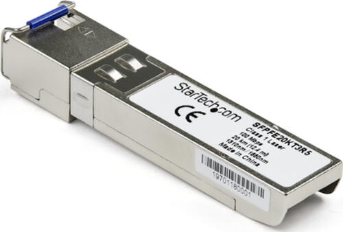 StarTech.com Juniper SFP-FE20KT15R13 kompatibles SFP Transceiver-Modul – 100BASE-BX10-D