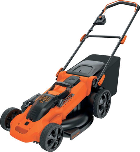 Black & Decker CLMA4825L2-QW Rasenmäher Schieberasenmäher Akku Schwarz, Orange