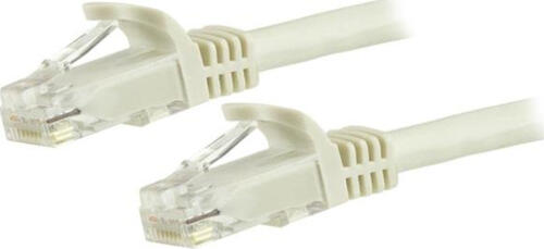 StarTech.com 7,5m CAT6-Kabel - weißes CAT6-Patchkabel - Snagless RJ45-Steckverbinder - ETL