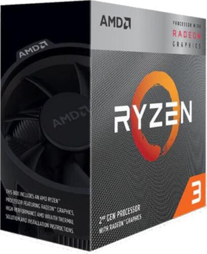 AMD Ryzen 3 3200G, 4C/4T, 3.60-4.00GHz, tray, Sockel AMD AM4 (PGA1331), Picasso CPU