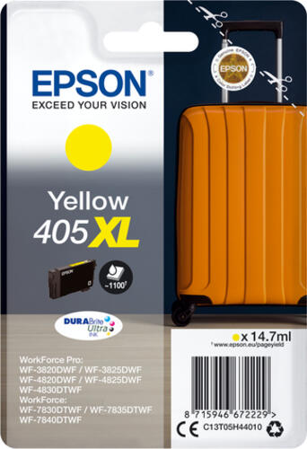 Epson Singlepack Yellow 405XL DURABrite Ultra Ink