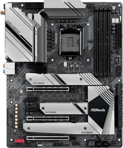 Asrock W480 Creator Intel W480 LGA 1200 (Socket H5) ATX