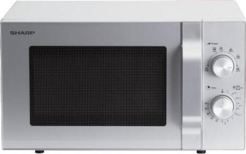 Sharp R204S Mikrowelle Silber Solo-Mikrowelle Arbeitsplatte 20 l 800 W