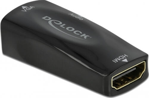 DeLOCK Adapter HDMI-A Buchse zu VGA Buchse 1080p mit Audio