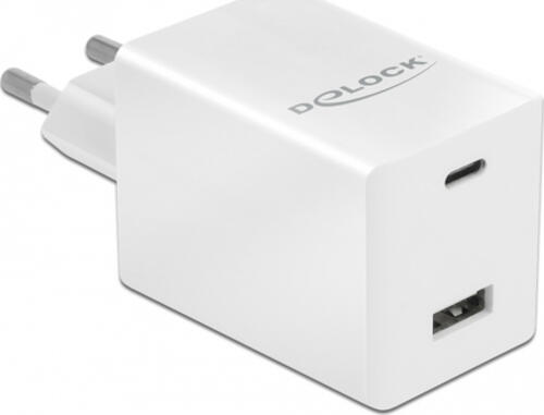 DeLOCK USB GaN Ladegerät USB Type-C PD 3.0 und USB Typ-A mit 48 W