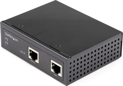 StarTech.com Industrial Gigabit PoE Injector - High Speed/High Power 90W - 802.3bt PoE ++ 48V-56VDC-Hutschiene UPoE / Ultra Power Over Ethernet-Injektor Adapter -40&deg;C bis 75&deg;C Robust