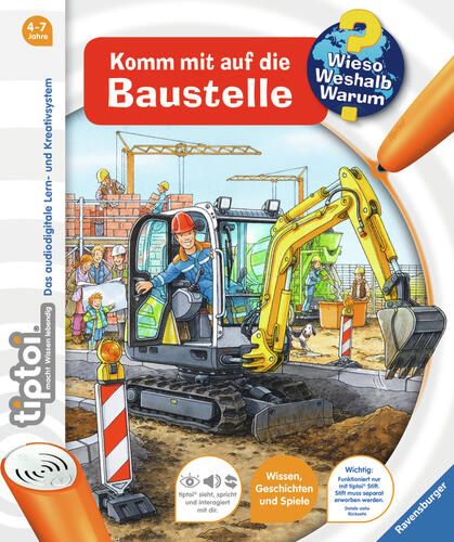 Ravensburger Wieso Weshalb Warum Komm mit auf die Baustelle