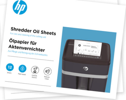 HP 9133 Aktenvernichter-Zubehör 12 Stück(e) Schmierstoffblätter