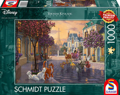 Schmidt Spiele Disney The Aristocats Kontur-Puzzle 1000 Stück(e) Tiere