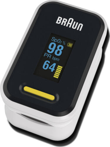 Braun YK-81CEU Pulsoximeter Schwarz, Edelstahl