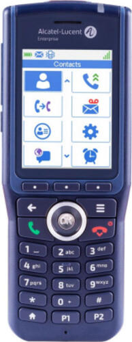 Alcatel-Lucent 3BN67380AA Telefon DECT-Telefon Anrufer-Identifikation Blau