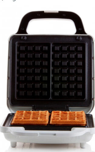 Domo DO9222W Waffeleisen 2 Waffel(n) 900 W Schwarz, Weiß