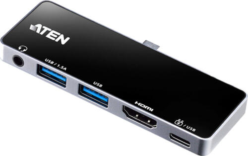 ATEN USB-C-Reise-Dockingstation mit Power-Pass-Through