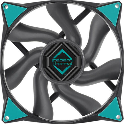 Iceberg Thermal IceGALE Xtra Computergehäuse Ventilator 14 cm Schwarz 1 Stück(e)