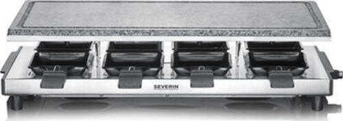 Severin RG 2374 Raclette Grill 8 Person(en) 1500 W Schwarz, Edelstahl