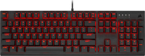 Corsair CH-910D029-DE Tastatur Gaming USB Schweiz Grau