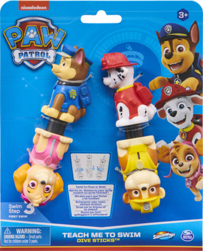 SwimWays PAW Patrol Tauchsticks mit den PAW Patrol Charakteren