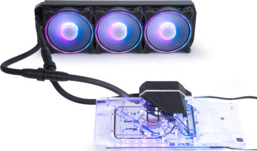 Alphacool Eiswolf 2 AIO Grafikkarte All-in-One-Flüssigkeitskühler 12 cm Schwarz, Transparent 1 Stück(e)