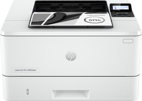 HP LaserJet Pro HP 4002dne Drucker, Schwarzweiß, Drucker für Kleine und mittlere Unternehmen, Drucken, HP+; Geeignet für HP Instant Ink; Drucken vom Smartphone oder Tablet; Beidseitiger Druck