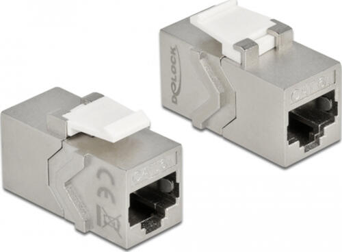 DeLOCK Keystone Modul RJ45 Buchse zu RJ45 Buchse Cat.6A