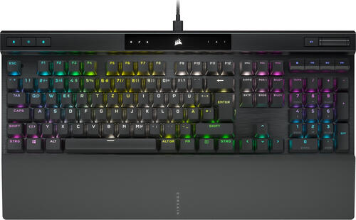 Corsair K70 RGB PRO Mechanische Gaming-Tastatur mit PBT DOUBLE SHOT PRO-Tastenkappen – CHERRY MX Red