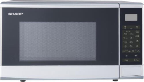 Sharp R270S Mikrowelle Silber Solo-Mikrowelle Über den Bereich 20 l 800 W