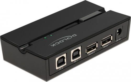 DeLOCK USB 2.0 Switch für 2 PC an 2 Geräte