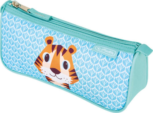 Herlitz 50038985 Etui Weiches Federmäppchen Polyester Blau, Grün