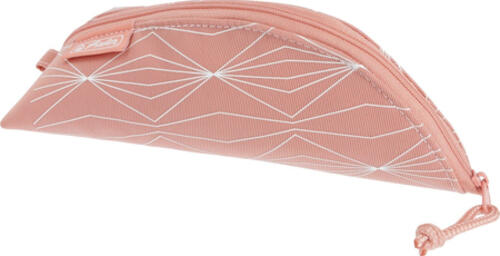 Herlitz 50038602 Etui Weiches Federmäppchen Baumwolle, Kunstleder (PU) Pink, Weiß