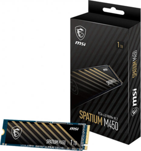 MSI SPATIUM M450 PCIe 4.0 NVMe M.2 1TB PCI Express 4.0 3D NAND