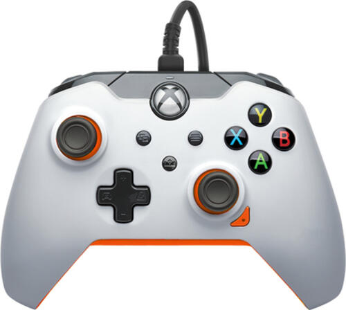 PDP 049-012-WO Gaming-Controller Orange, Weiß USB Gamepad Analog / Digital PC, Xbox, Xbox One X, Xbox Series S, Xbox Series X