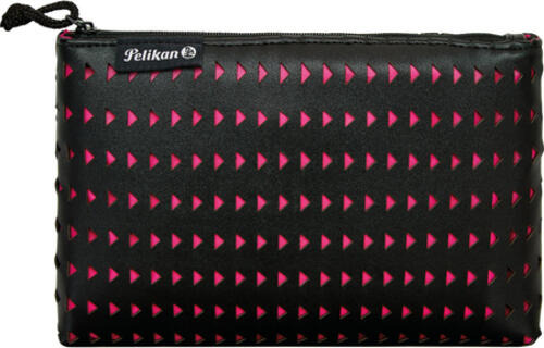 Pelikan Lasercut Weiches Federmäppchen Polyurethan (PU) Schwarz, Pink