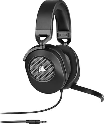 Corsair HS65 SURROUND Kopfhörer Kabelgebunden Handgeführt Gaming Karbon