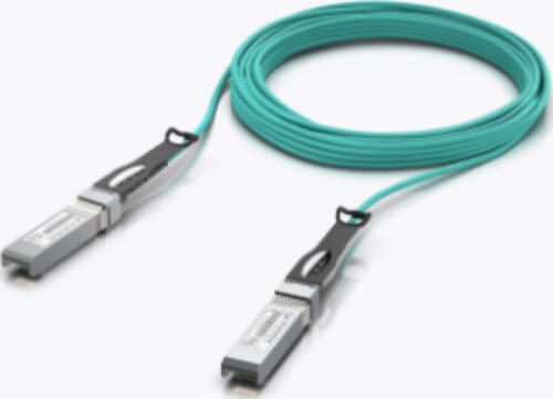 Ubiquiti UACC-AOC-SFP10-5M InfiniBand/Glasfaserkabel SFP+ Aqua-Farbe